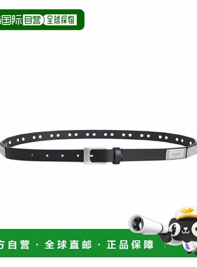 1h可退 日本直邮LEMAIRE 男士 牛皮铆钉腰带20英寸 BE0003LL0056