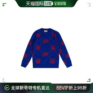 男童针织毛衣 99新未使用 香港直邮GUCCI 748068XKDAC4661