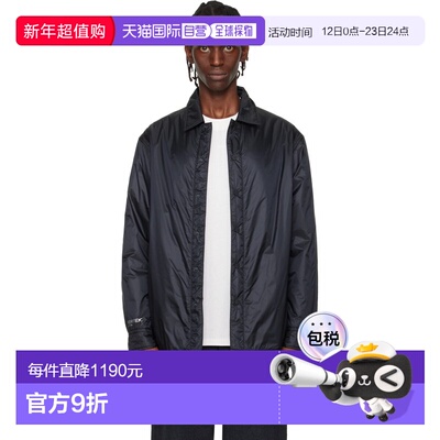 1h可退 香港直邮boss 雨果 男士 黑色 Pertex 夹克 50556973