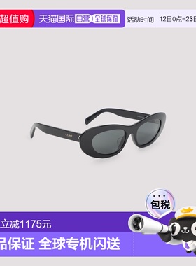 香港直邮CELINE 女士太阳镜 4S310CPLB38NO AW2025 黑色 CAT EYE