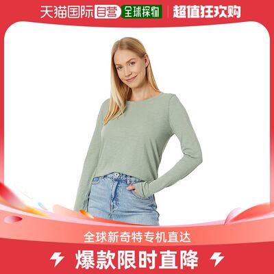 香港直邮潮奢 Madewell 美德威尔 女士Whisper Rib-Crewneck 棉质