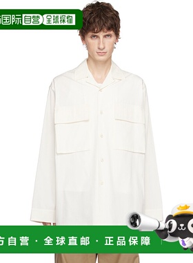 1h可退 香港直邮Jil Sander 吉尔 桑达 男士 灰白色衬衫 J47DL016