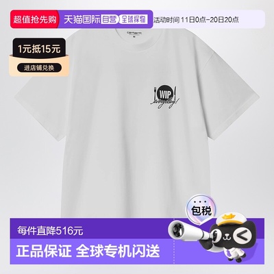 1h可退 香港直邮CARHARTT WIP 男士 S/S Catalogue 白色T恤 I0346