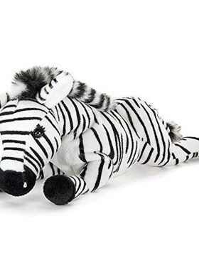 日本直邮COLORATA 毛绒玩偶 斑马 动物 躺平系列 16x13x26cm