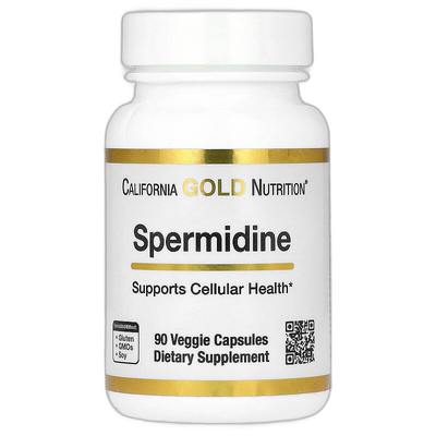 香港直邮California Gold Nutrition,亚精胺，稻米胚芽提取物，1