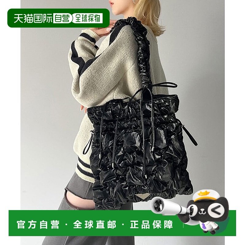 日本直邮Classical Elf 闪亮绗缝托特&束口袋2WAY包 [C04519AW011