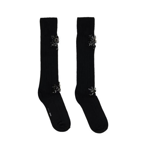 香港直邮潮奢 Tom Ford 汤姆 福特 女士 黑色 Embellished Rose