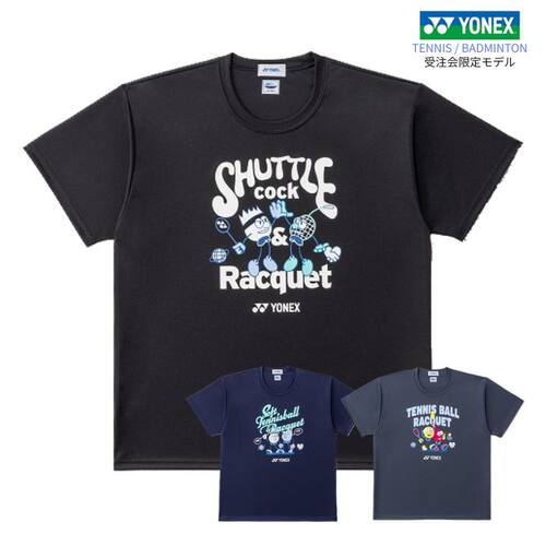 日本直邮YONEX 尤尼克斯 速干T恤 短袖 网球 羽毛球 中性款