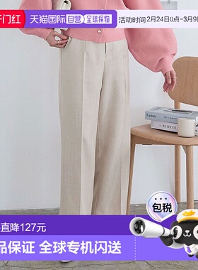 日本直邮KOBE LETTUCE 粗花呢阔腿裤 [M3817] KO5653EW20934