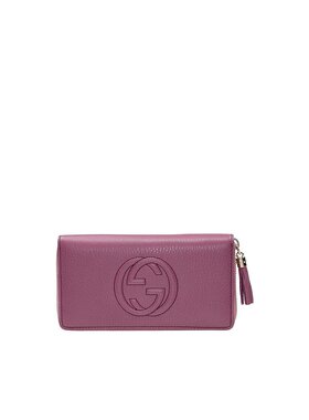 GUCCI 女士钱包 308004A7M0G5535 SS2020 粉红色 GG纹饰钱包