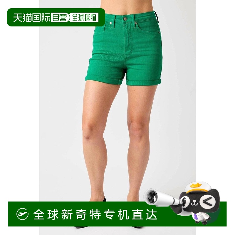 P򡤾Gɫ Plus Size 1X Ӫjudy blue (Kelly Green) Ⱦɫţж̿ - kelly g