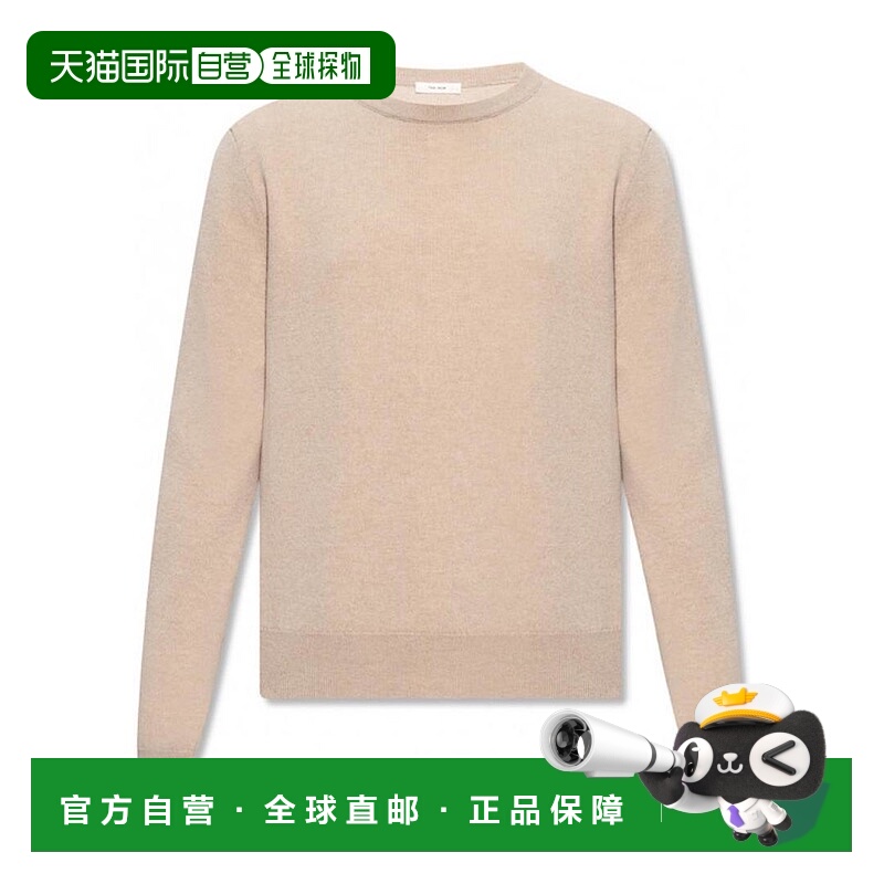 1h可退 香港直邮THE ROW 男士针织毛衣 51F377LIMESTONE AW2023