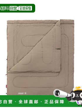 日本直邮Coleman-家庭2 in 1/c10 up（greige）科勒曼睡袋户外
