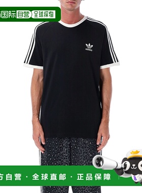 香港直邮Adidas Originals 男士 Adicolor Classics 黑色三道杠棉