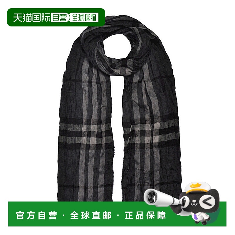 香港直邮BURBERRY 女士围巾 3551800 花色 Check Scarf