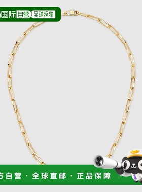 自营欧洲直邮Gucci古驰Link to Love系列女士18k 黄金链条项链