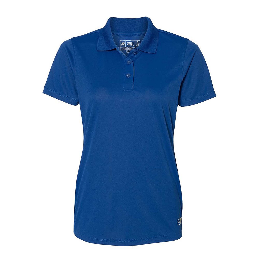 russell athletic【美国奥莱】直发 女士基本款 Polo 衫 - royal