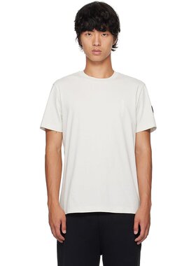 潮奢 Moncler 盟可睐 男士 灰色水洗 T 恤 J20918C0001589A17