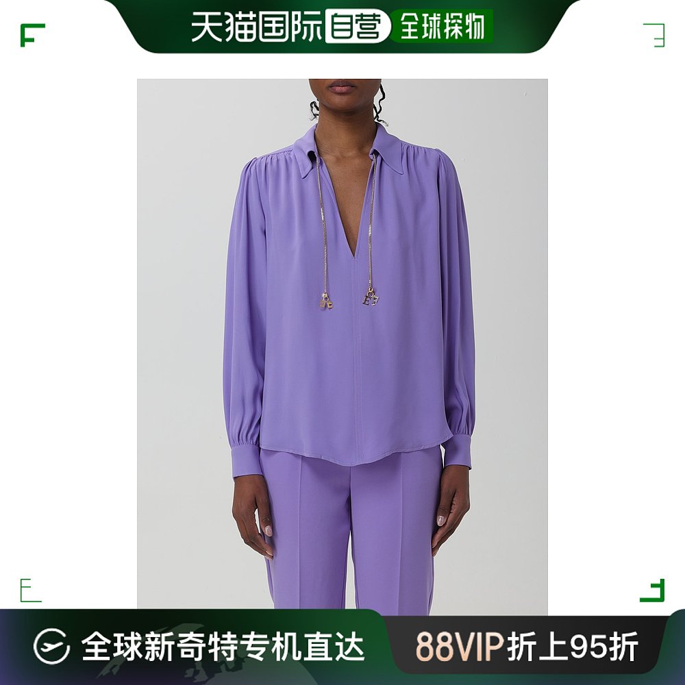 香港直邮潮奢 Elisabetta Franchi 女士 衬衫 CAT30 女装/女士精品 衬衫 原图主图