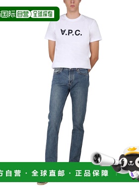 香港直邮A.P.C. 男士休闲裤 COZZKM09047IAI CO 蓝色 水洗直筒牛