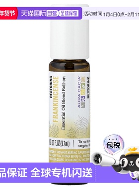 香港直邮Aura Cacia,精油，乳香料油焕肤滚珠，0.31 液量盎司（9.