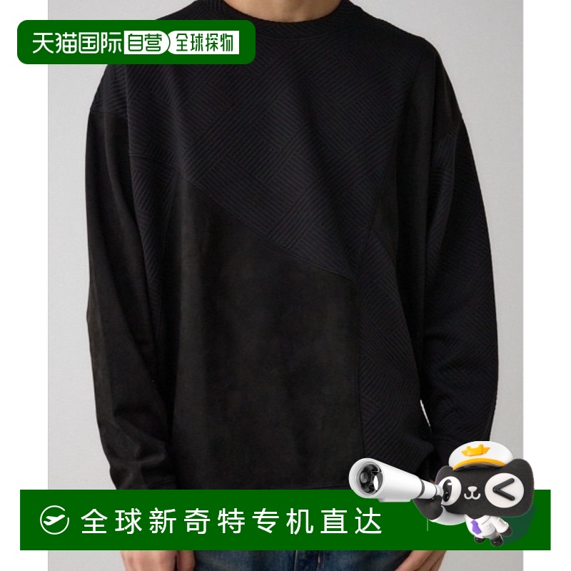 1h可退 日本直邮AZUL BY MOUSSY 女士拼接设计长袖上衣 251HAB803