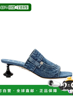 香港直邮Loewe 露趾高跟凉鞋 LFW1379X01一脚蹬