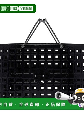 香港直邮TORY BURCH 女士手提包 168384001 AW2025 黑色 Ella 手