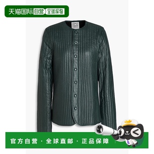234WRO883LE0026136DARKGREEN 绗缝皮革夹克 香港直邮TOTÊME 女士