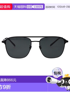 1h可退 香港直邮armani 阿玛尼 女士 哑光黑色不锈钢太阳眼镜 0AR