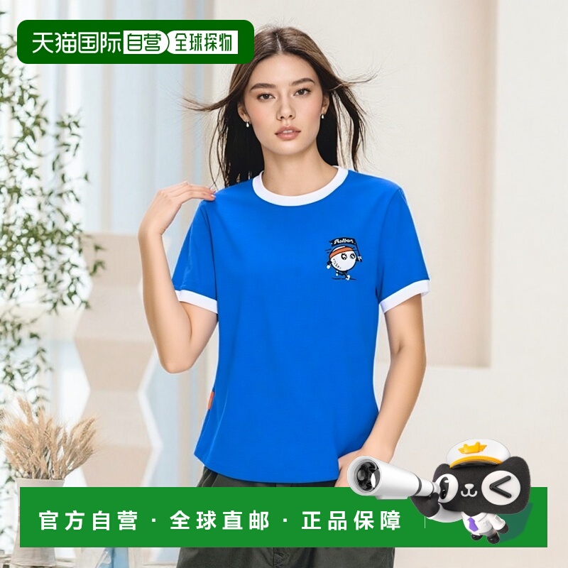 韩国直邮MALBON GOLF 女装T恤M4122PRS11BLU