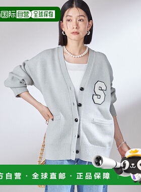 1h可退 日本直邮SHIPS 女装 Sagara刺绣字母开衫毛衣 316250396