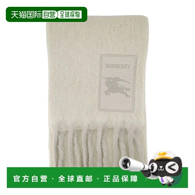 香港直邮BURBERRY 女士围巾 8114089 AW2025 白色 Burberry Mu Br
