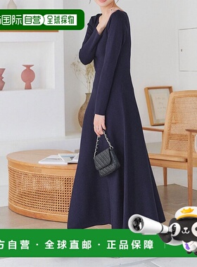 日本直邮KOBE LETTUCE 修身喇叭针织连衣裙[E3289] KO5653EW23914