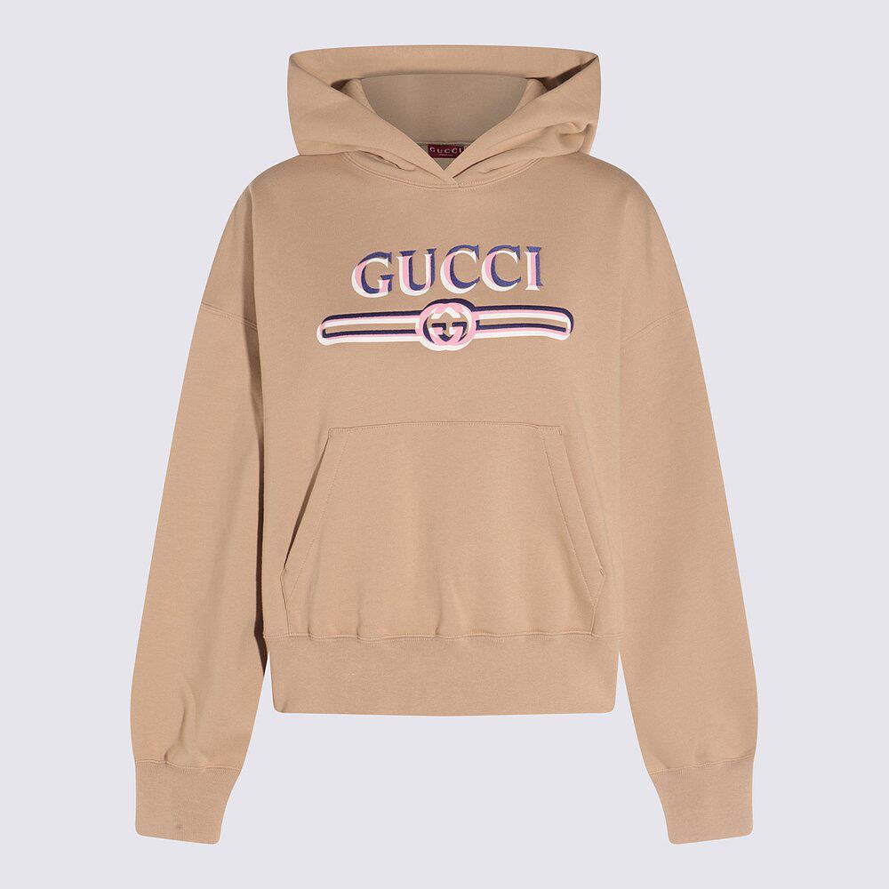 GUCCI 女士针织衫 787274XJG612397 SS2025 花色 Logo hoodie