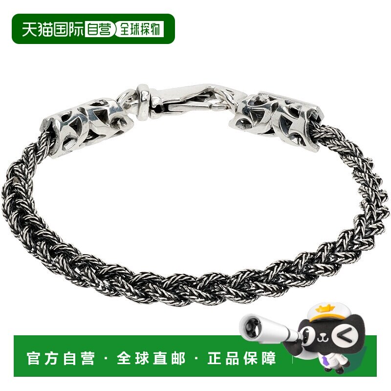 1h可退 香港直邮潮奢 Emanuele Bicocchi 男士 3-Wire Braided 手