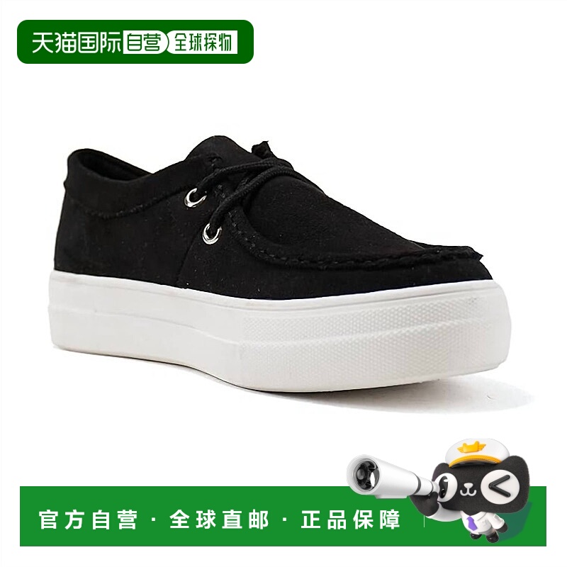 自营 sodaWomen's Riley Slip On Shoes In Black - black 美国奥
