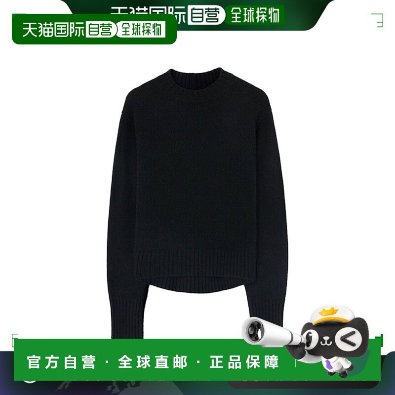 1h可退 香港直邮Jil Sander 吉尔 桑达 女士 徽标圆领毛衣 J02GP0