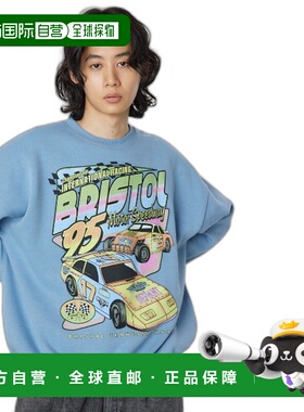 1h可退 日本直邮RODEO CROWNS 男士复古印花圆领卫衣 421HAR90101