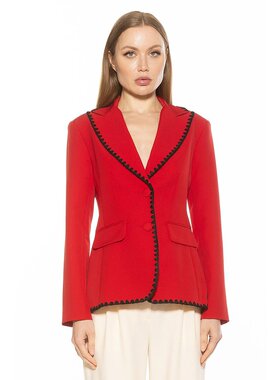 alexia admor【美国奥莱】直发 Jessilyn Blazer - 红色