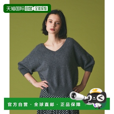 1h可退 日本直邮GRACE CLASS 女装 羊绒 高领宽松针织毛衣 022544