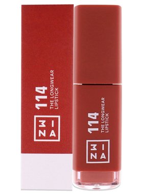 3INA长效持久唇膏 - 114 棕色 唇彩女士6ml