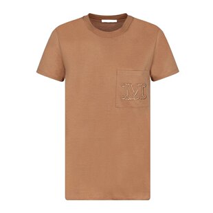 MANGOCAMEL 女士T恤 AW2024 棕色 T恤 MAX 短袖 MARA