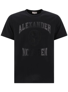 alexandermcqueen亚历山大麦昆男士短袖圆领T恤
