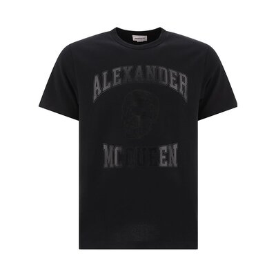 alexandermcqueen亚历山大麦昆男士短袖圆领T恤