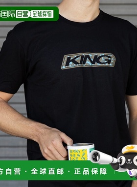 自营美国Chris King Splash T恤休闲短袖衫透气纯棉黑色休闲T恤衫