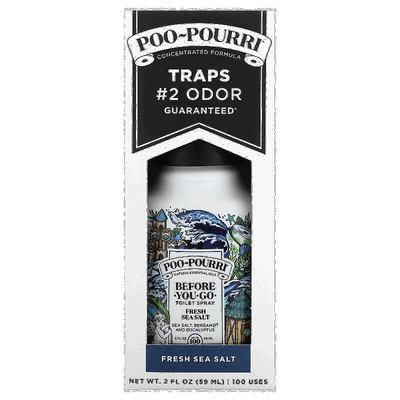 香港直邮Poo-Pourri,行前厕所喷雾，新鲜海盐，2 液量盎司（59 毫