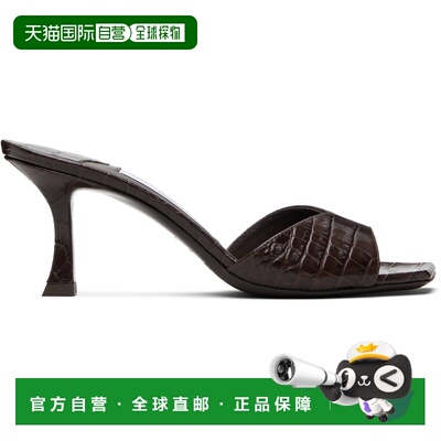 香港直邮潮奢 Jimmy Choo 周仰杰 女士 棕色 Skye 70 凉鞋 SKYE70