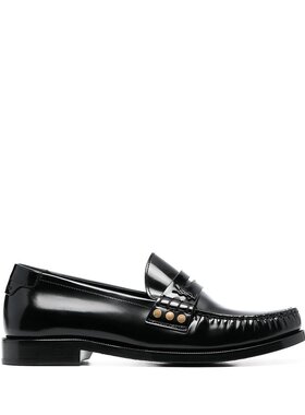 潮奢 Saint Laurent 圣罗兰 女士 铆钉细节乐福鞋 755966AO9TT