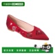 Vivier Flat 自营Roger Love Grosgrain red 美国奥莱直发